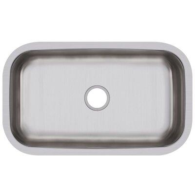 Elkay Dayton 31  L x 18  W Undermount Kitchen Sink Stainless Steel in Gray | 8 H x 30.5 W x 18.25 D in | Wayfair DXUH2816