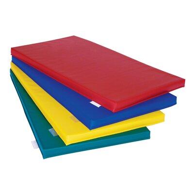 Wesco NA Toddler Mats Deluxe 2" Thick Folding Nap Mat Foam in Red/Blue/Yellow | 8 H x 48 W x 24 D in | Wayfair LWS1012-4020