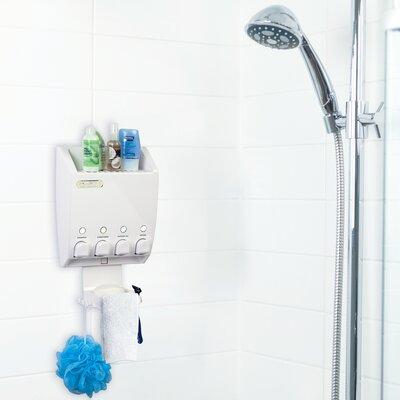 Better Living Products Ulti Mate Soap Dispenser Shower Caddy, Silicone | 11.5 H x 10 W x 3.5 D in | Wayfair 75453