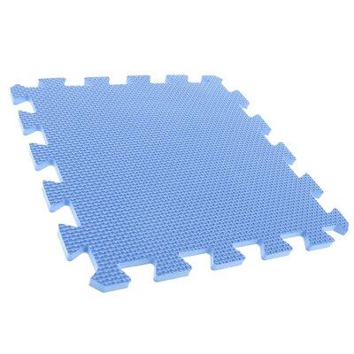 Stalwart kids Foam Floor Mats - Interlocking EVA Foam for Home Gym - Non-Toxic Play Mat Set for Foam in Blue, Size 0.375 H in | Wayfair 80-32321
