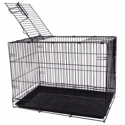 YML Animal Cage Metal (provides the best ventilation)/Acrylic/Plastic (lightweight & chew-proof) in Black | 15 H x 20 W x 12.5 D in | Wayfair SA20