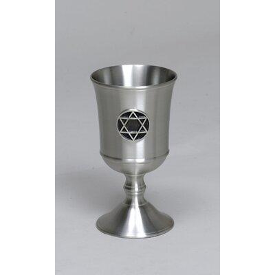 Israel Giftware Design Pewter Kiddush Cup Pewter in Gray, Size 4.5 H in | Wayfair PG-65