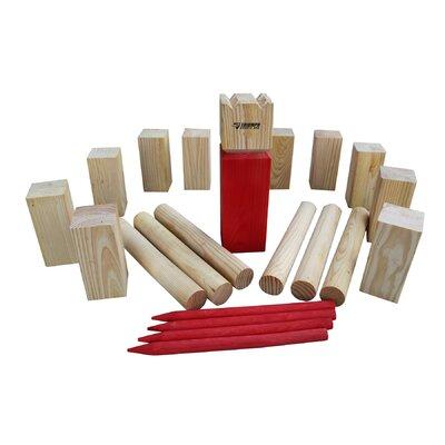 Triumph Sports USA Stake & Marker Kubb Set Solid Wood in Brown, Size 18.9 H x 18.9 W x 12.9 D in | Wayfair 35-7072-3