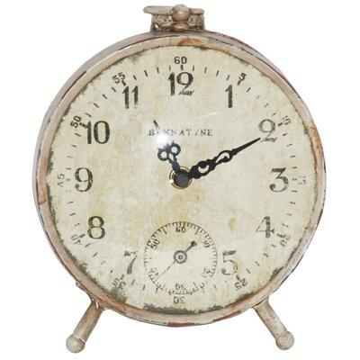 Zentique Paris Petit Clock Metal in Brown | 6 H x 9 W x 2 D in | Wayfair PC005