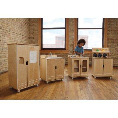 Jonti-Craft® Kitchen Set Manufactured Wood in Brown | 34.5 H x 22 W x 15 D in | Wayfair 1711JC