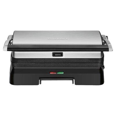 Cuisinart Griddler Non Stick Electric Grill & Panini Press Die Cast Aluminum in Gray, Size 6.0 H x 10.9 D in | Wayfair GR-11P1
