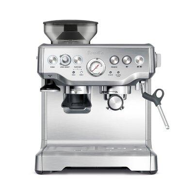 Breville the Barista Express Coffee & Espresso Maker in Gray, Size 13.5 H x 11.0 W x 12.0 D in | Wayfair BES870XL