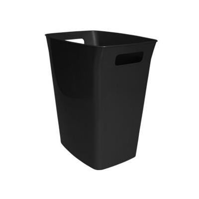 Hefty Plastic 6 Gallon Waste Basket Plastic in Black, Size 15.7 H x 14.0 W x 10.0 D in | Wayfair HFT-2159075-6