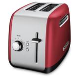 KitchenAid® 2-Slice Toaster w/ Manual Lift Lever Steel in Red | 7.5 H x 7.68 W x 11.43 D in | Wayfair KMT2115ER
