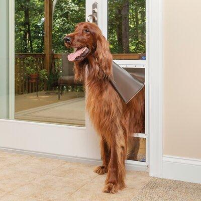PetSafe® Sliding Glass Pet Door 1-Piece in White, Size Large 81
