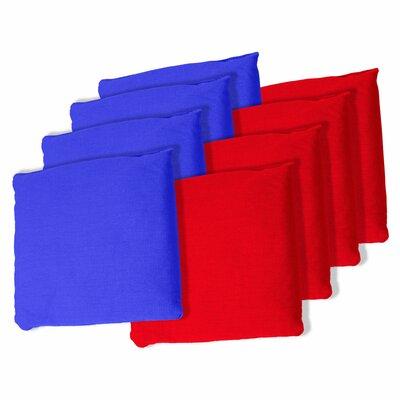 Trademark Games Cornhole Bags Plastic in Red/Blue | 1 H x 5.5 W x 5.1 D in | Wayfair 80-BGBLU-RED-8