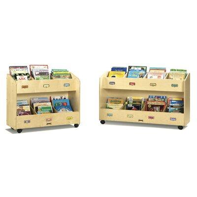 Jonti-Craft® 8 Compartment Book Display w/ Wheels Wood in Brown | 29.5 H x 48 W x 16 D in | Wayfair 5369JC