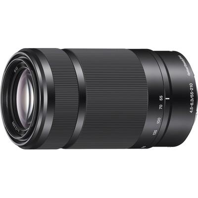 Sony Alpha SEL55210/B 55-210mm E-mount lens- Black, 49mm filter