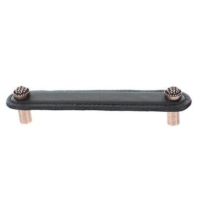 Vicenza Designs Cestino 5" Center to Center Appliance Pull in Brown, Size 0.75 W in | Wayfair K1164-5-AC-BL