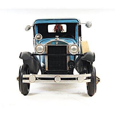 Old Modern Handicrafts Decorative 1931 Ford Model A Tow Truck 1:12 Metal in Blue/Gray/White | 6 H x 6 W x 16.8 D in | Wayfair AJ028