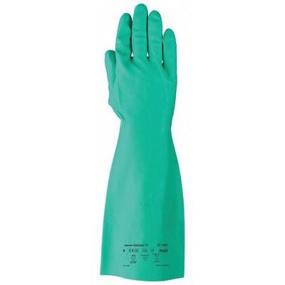 ANSELL 37-165 15" Chemical Resistant Gloves, Nitrile, 10, 1 PR