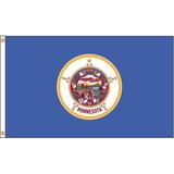 NYLGLO 142770 Minnesota Flag,4x6 Ft,Nylon