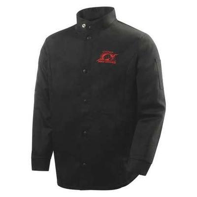 STEINER 1160-2X Welding Jacket, Black, Cotton, 2XL
