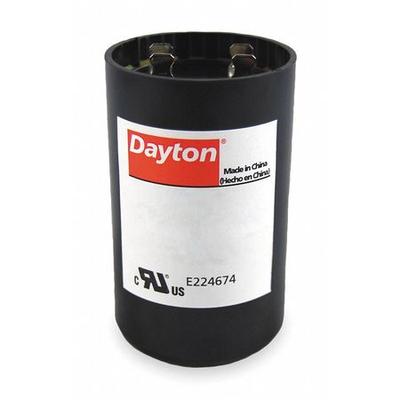 DAYTON 2MDR3 Motor Start Capacitor,145-174 MFD,Round