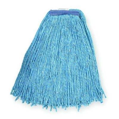 TOUGH GUY 1TYR4 1in String Wet Mop, 20oz Dry Wt, Clamp/Quick Chnge/Side-Gate