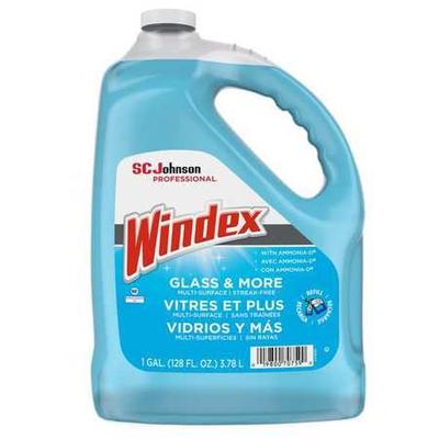 WINDEX 696503 Glass and Surface Cleaner, Jug, 1 gal, Ready to Use Liquid,