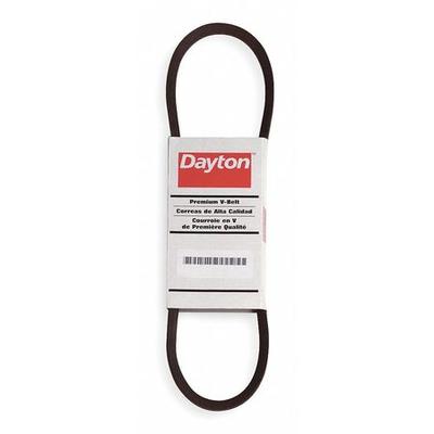 DAYTON 3GWE1 4L850 V-Belt, 85" Outside Length, 1/2" Top Width, 1 Ribs