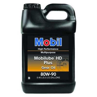 MOBIL 102509 2.5 gal Gear Oil Can Amber