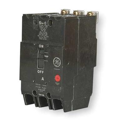 GE TEY320 Molded Case Circuit Breaker, TEY Series 20A, 3 Pole, 277 480V AC