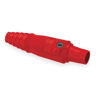 HUBBELL HBL400FR Connector,Double Set Screw,Red,Female
