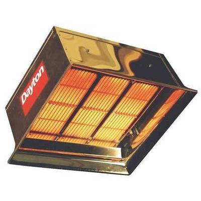 DAYTON 3E462 Commercial Infrared Heater, LP, 90,000 BtuH Input, 22 1/2 in H x