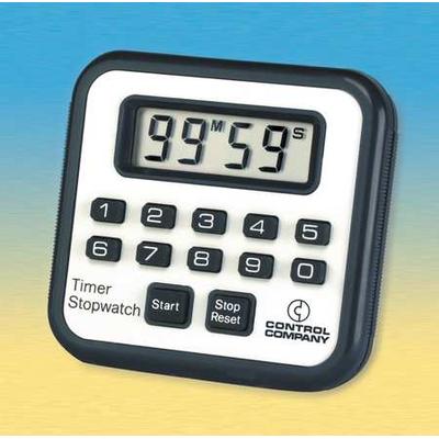 TRACEABLE 7010 Timer/Stopwatch,Digital,3/8 In. LCD