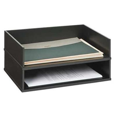 VICTOR TECHNOLOGY 1154-5 Stacking Letter Tray,Black