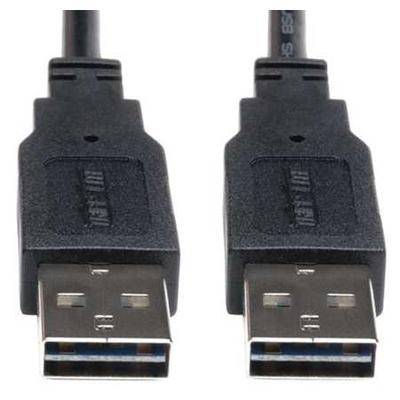 TRIPP LITE UR020-006 Reversible USB Cable,Black,6 ft.