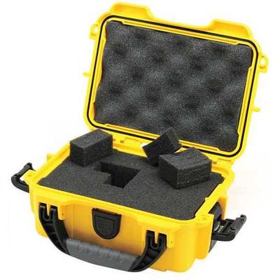 NANUK CASES 903-1004 Yellow Protective Case, 9.1"L x 6.8"W x 3.8"D