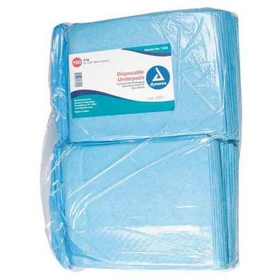 DYNAREX 1342 Disposable Underpads,23x24In,31 g,PK200