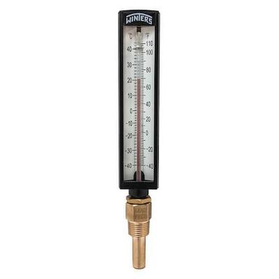WINTERS TAS130LF. Thermometer,Analog,-40-110 deg,1/2in