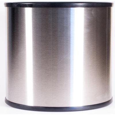Carlisle Food Service Products Coldmaster® Circle Stainless Steel Food Storage Container w/ Lid Stainless Steel in Gray, Size 10.875 H in | Wayfair