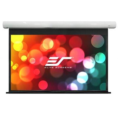 Elite Screens Saker Electric Wall/Ceiling Mounted Projector Screen in White, Size 85.4 H x 118.1 W in | Wayfair SK120XHW-E20