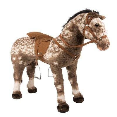 Rockin' Rider Diesel Stable Horse in Brown, Size 33.5 H x 11.0 W in | Wayfair 5-20341M