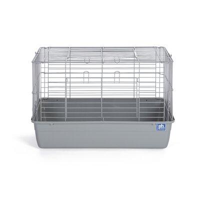 Archie & Oscar™ Niehaus Deep Tub Small Animal Cage Metal (provides the best ventilation)/Acrylic/Plastic (lightweight & chew-proof) in Gray | Wayfair