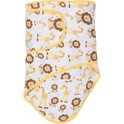 Miracle Blanket Giraffes & Lions Cotton Blanket 100% Cotton in Brown | 61 H x 21 W in | Wayfair 15540