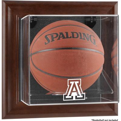 "Arizona Wildcats Brown Framed Wall-Mountable Basketball Display Case"