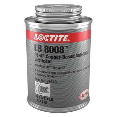LOCTITE 233317 Anti Seize Compound,16 oz,Brush Top LB 8008(TM) C5-A(R)