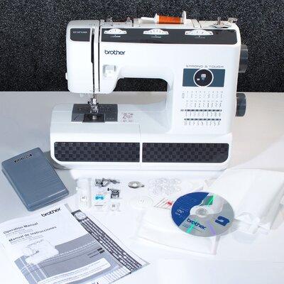 Brother Sewing Strong & Tough 37-Stitch Sewing Machine, Metal | 12.21 H x 16.1 W x 7.87 D in | Wayfair ST371HD