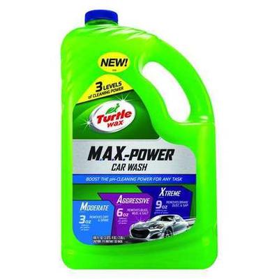 TURTLE WAX 50597 100 Oz. Power Car Wash Bottle, Green, Concentrated