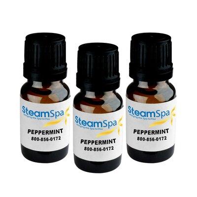 Steam Spa Peppermint Essential Oil Set of 3 | 2.63 H x 0.88 W x 0.88 D in | Wayfair G-OILPEP3