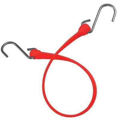 THE BETTER BUNGEE BBS12SR Polystrap,Red,12 in. L,SS