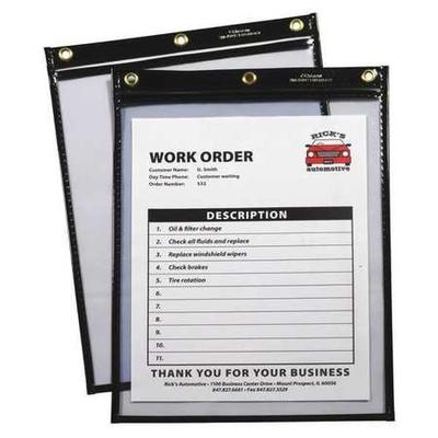 C-LINE PRODUCTS 50912 Heavy Duty Shop Ticket Holder,12"H,PK15