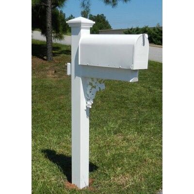 4Ever Products Post Mounted Mailbox Plastic in Red, Size 8.6 H x 6.93 W x 20.24 D in | Wayfair MB_McRae