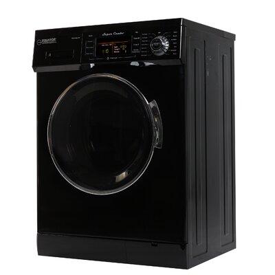 Equator All-in-One Vented/Ventless Washer-Dryer 1.57cf/13lb 1200 RPM 110V in Black | 33.5 H x 23.5 W x 22 D in | Wayfair EZ 4400 CV Black